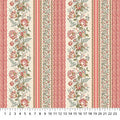 Floral Stripe Multi Cream Manoir Antiques Road Show 44"/45" Cotton Fabric Per Yard