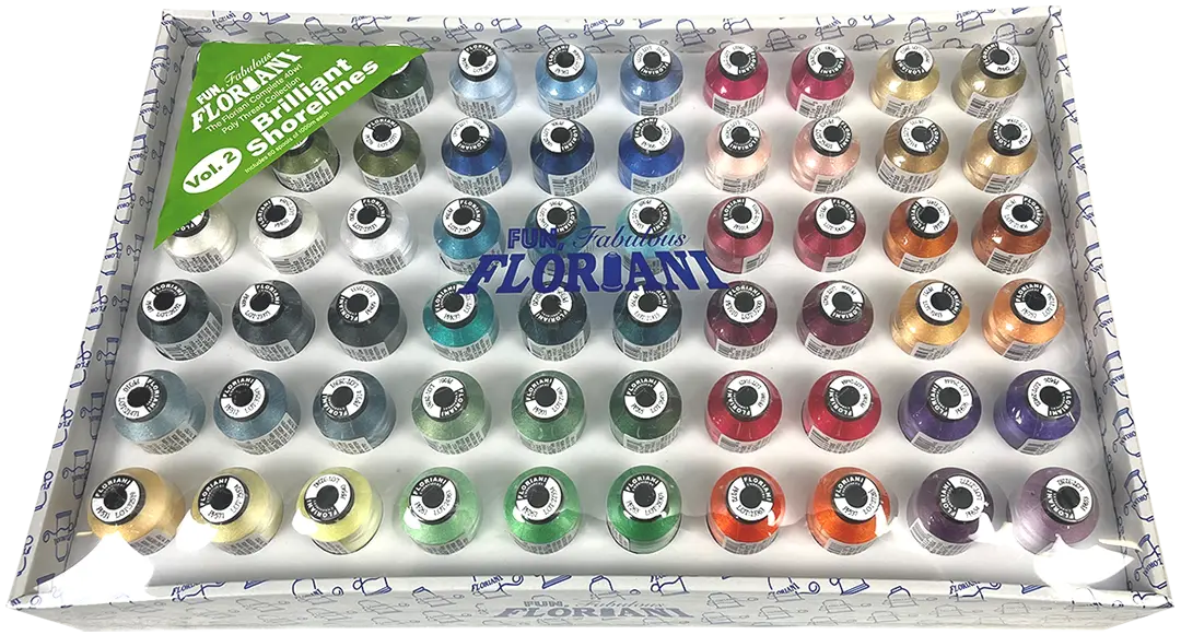 Floriani 60 Thread Colors - (Vol 2 of 6)
