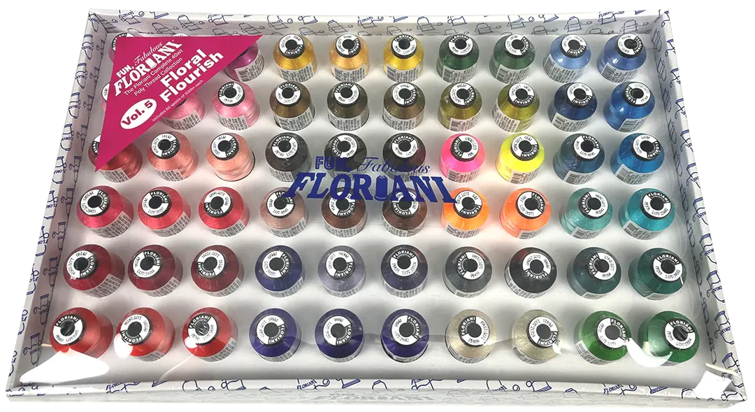 Floriani 60 Thread Colors - (Vol 5 of 6)