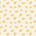 Florissima - Delightful Ditsy - Gold 44" / 45" Fabric Per Yard