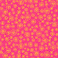Flowerful - Linear Circles - Pink 44" / 45" Fabric Per Yard
