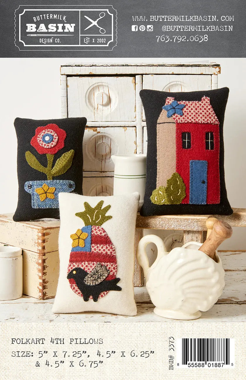 Folkart 4th Pillows