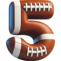 Football Alphabet Fabric Panel 3