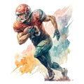 Football Player Fabric Panel 2