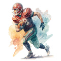 Football Player Fabric Panel 4