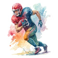 Football Player Fabric Panel 5