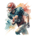 Football Player Fabric Panel 6
