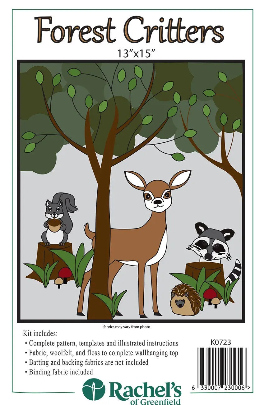 Forest Critters Wall Hanging Kit