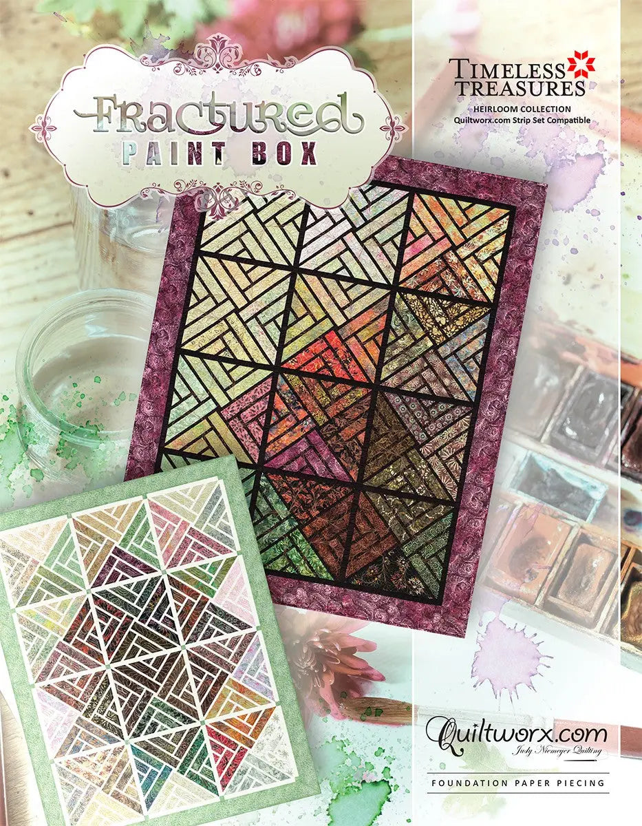 Fractured Paint Box Foundation Paper Piecing