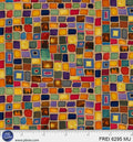 Free Rein Multi Mosaic 44"/45" Cotton Fabric Per Yard