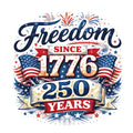 Freedom Since 1776 Fabric Panel 1