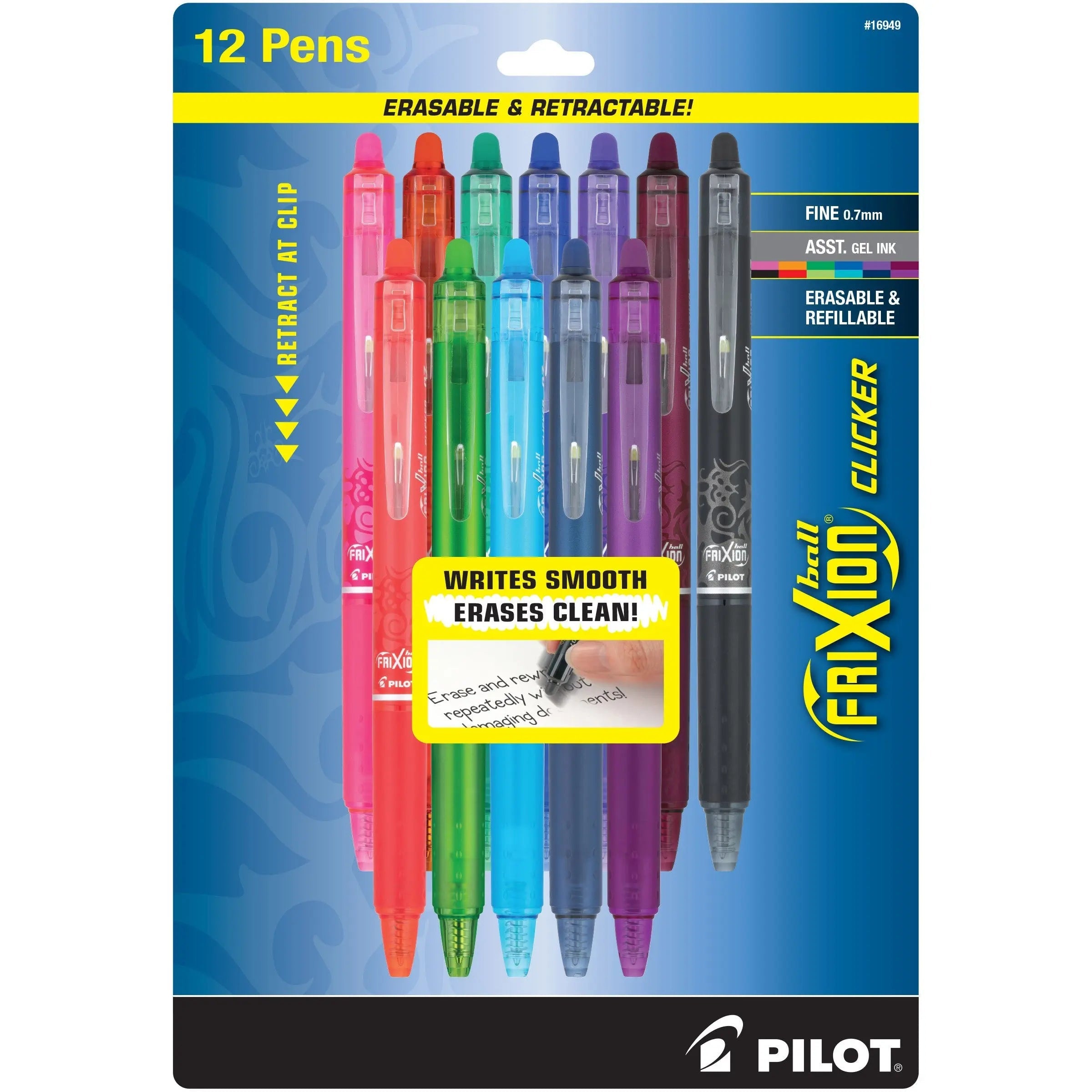 Frixion Clicker 12pk Assortment