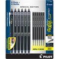 Frixion Synergy Clicker 0.5mm Black 6pk with Refills
