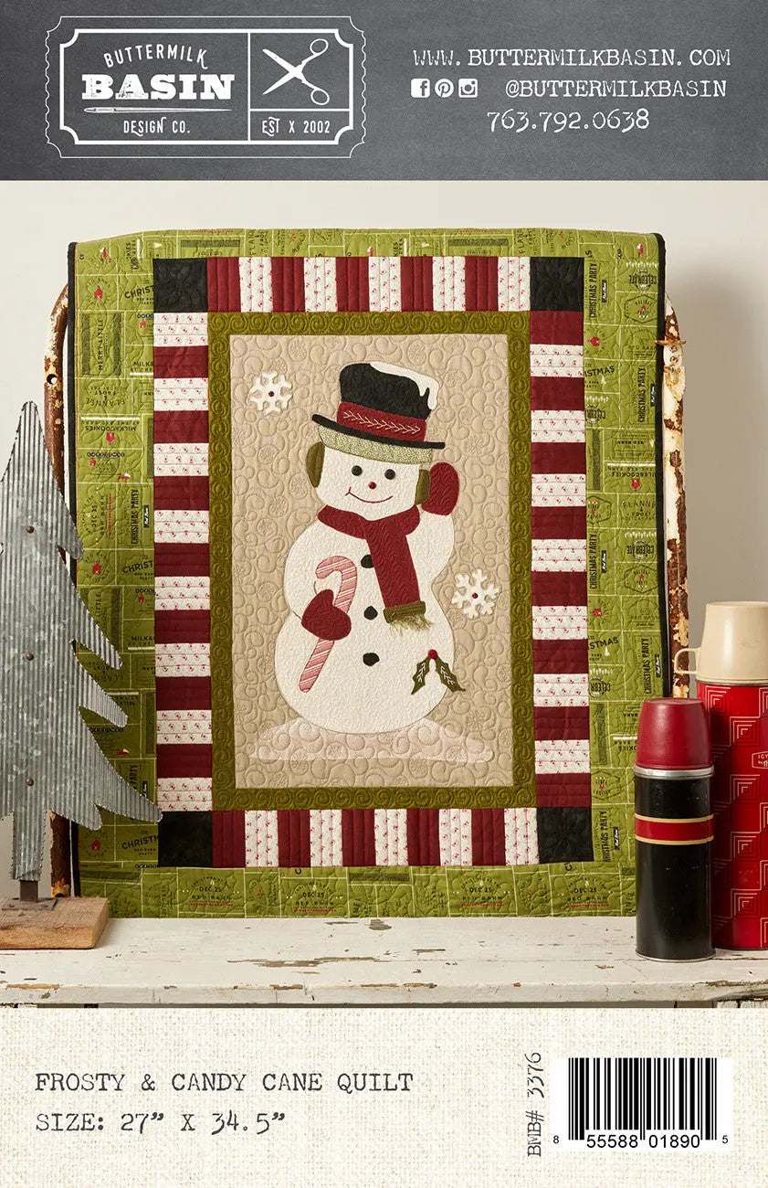 Frosty & Candy Cane Quilt
