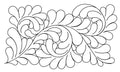 Full Feathers Digital E2E Pantograph for Quilting