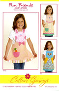 Fun Friends Childs Apron Bunny, Cat & Owl