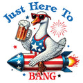 Funny 4th of July Fabric Panel 2