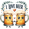 Funny Beer Quote Fabric Panel 1