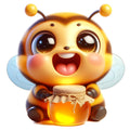 Funny Cartoon Bees Fabric Panel 20