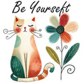 Funny Cat Lover Fabric Panel 10