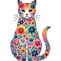 Funny Cat Lover Fabric Panel 11