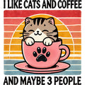Funny Cat Lover Fabric Panel 13