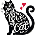 Funny Cat Lover Fabric Panel 5