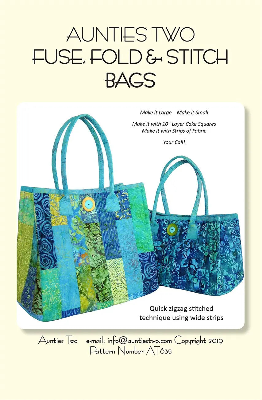 Fuse Fold and Stitch Bags
