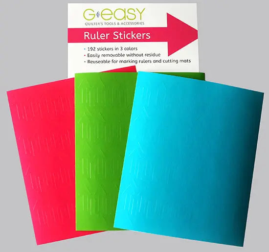 GEasy Ruler Stickers - Tropical Brights palette GE-1100