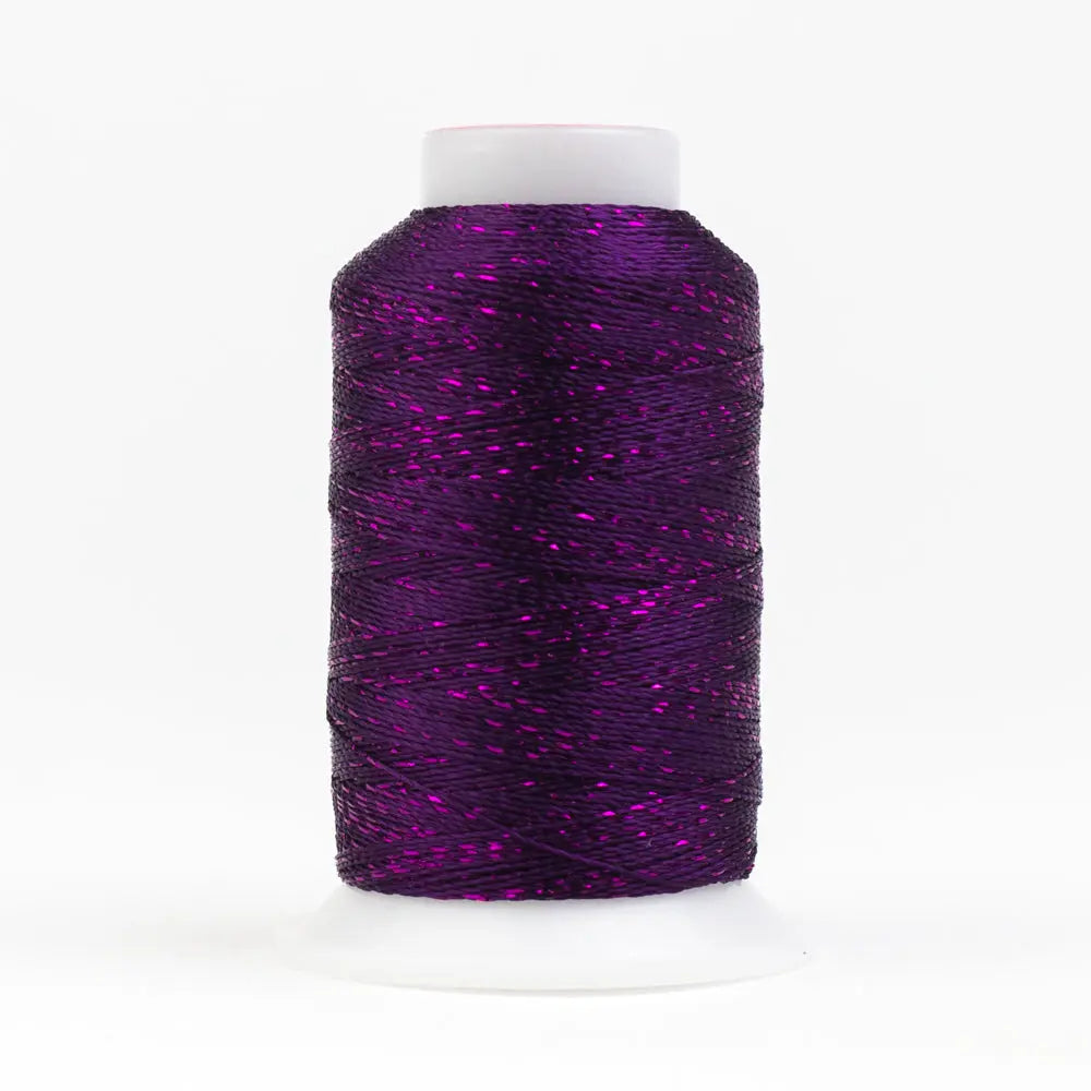 GM124 - GlaMore™ 12wt Rayon and Metallic Purple Thread