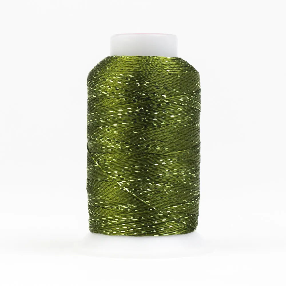 GM2235 - GlaMore™ 12wt Rayon and Metallic Avocado Thread