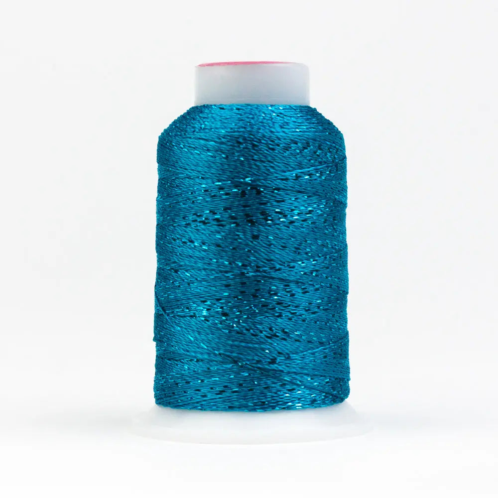 GM3132 - GlaMore™ 12wt Rayon and Metallic Blue Danube Thread