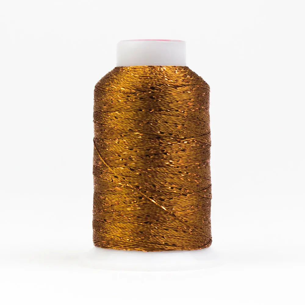 GM328 - GlaMore™ 12wt Rayon and Metallic Golden Brown Thread