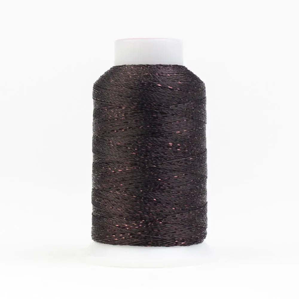 GM7125 - GlaMore™ 12wt Rayon and Metallic Licorice Thread
