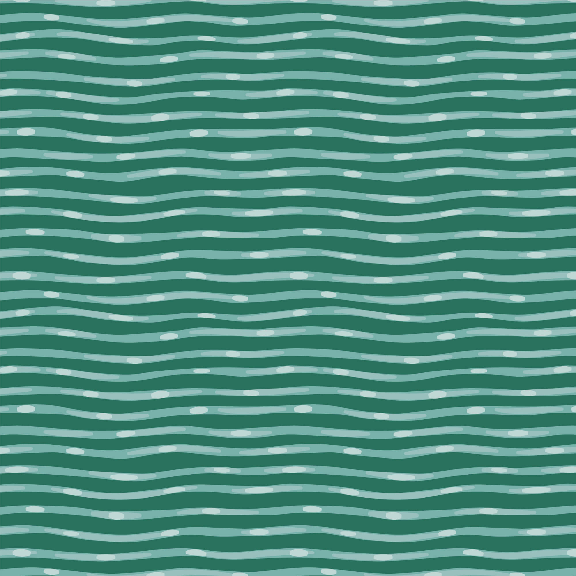 Garden Walks - Streaming - Turquoise 44" / 45" Fabric Per Yard