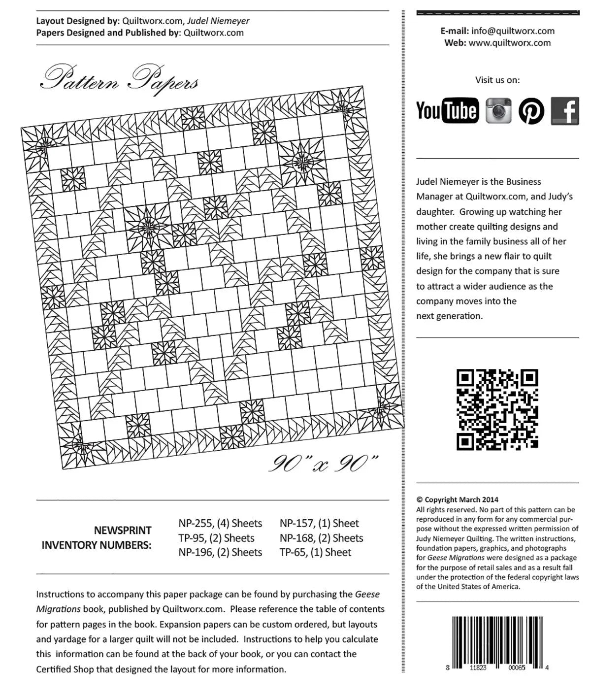 Geese Migrations Cover Foundation Paper Packs
