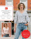 Geneva V-Neck Blouse