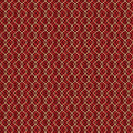 Geometric Metallic Red Merry Mix 43"/44" Cotton Fabric Per Yard