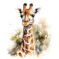 Giraffe Scenes Fabric Panel 10