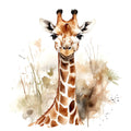 Giraffe Scenes Fabric Panel 8