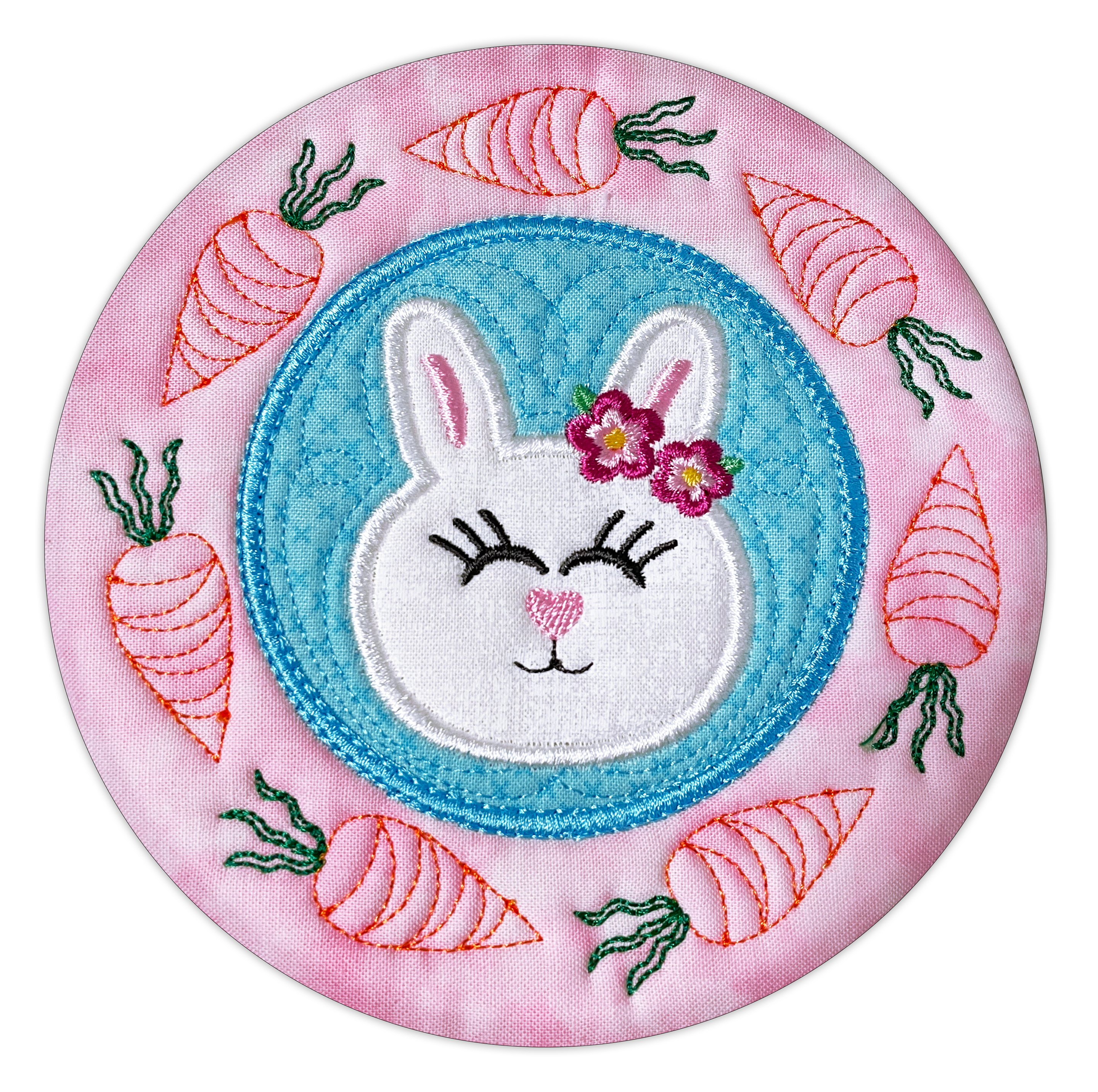 Easter Bunny Multi Mats In the hoop Machine Embroidery Design