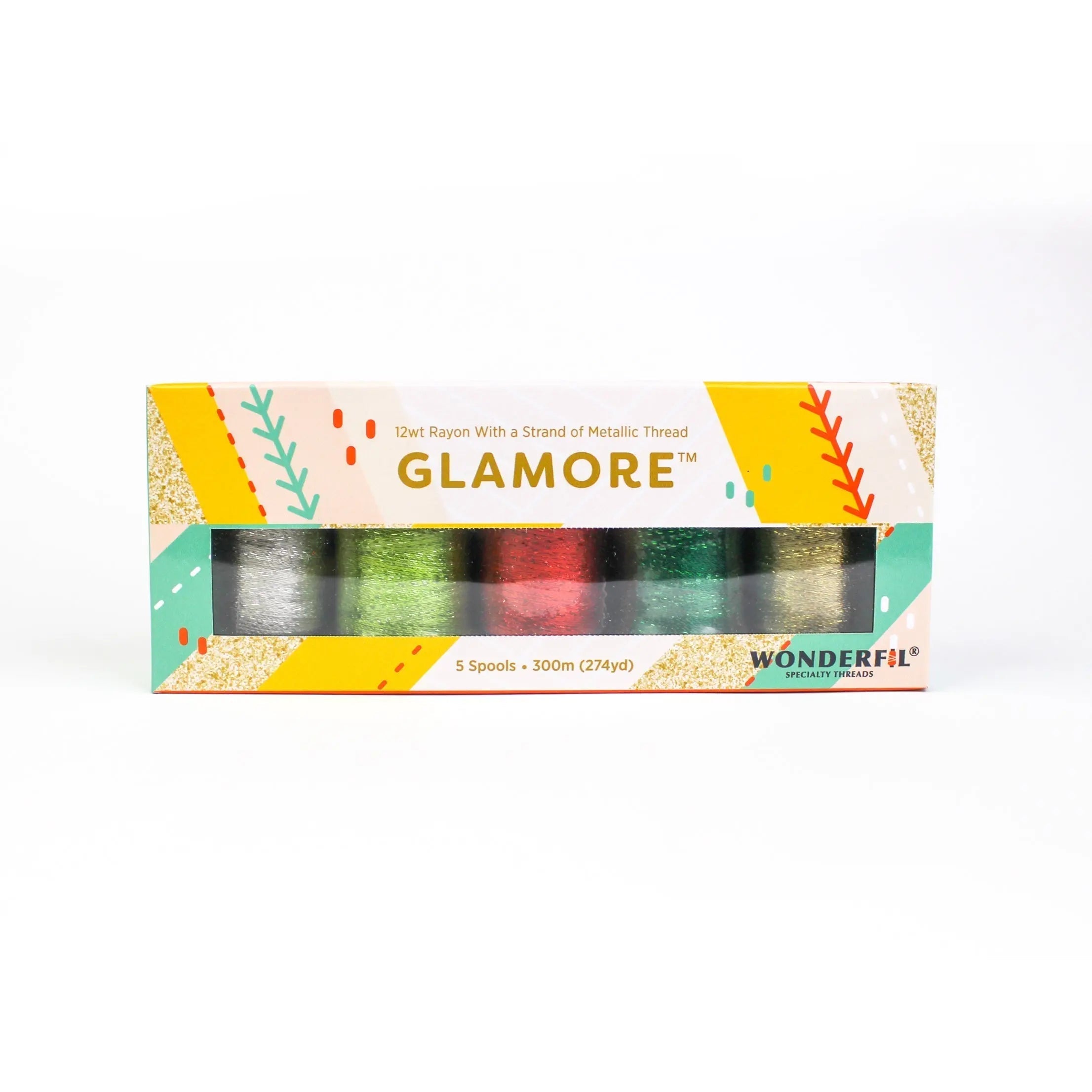 GlaMore™ 12wt Rayon and Metallic Thread - Packs