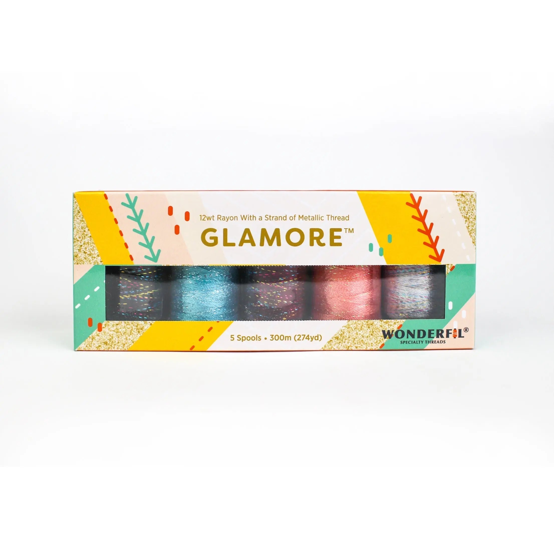 GlaMore™ 12wt Rayon and Metallic Thread - Packs