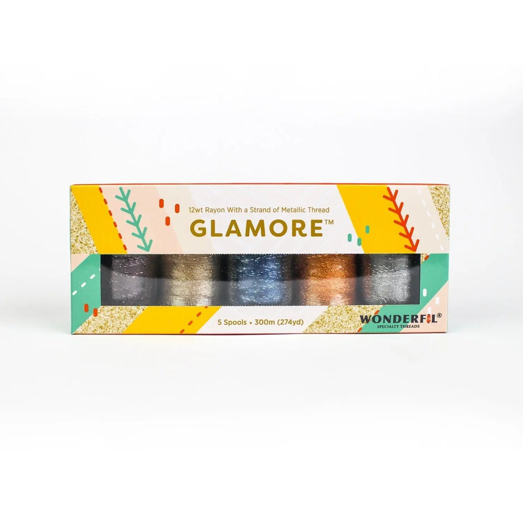 GlaMore™ 12wt Rayon and Metallic Thread - Packs