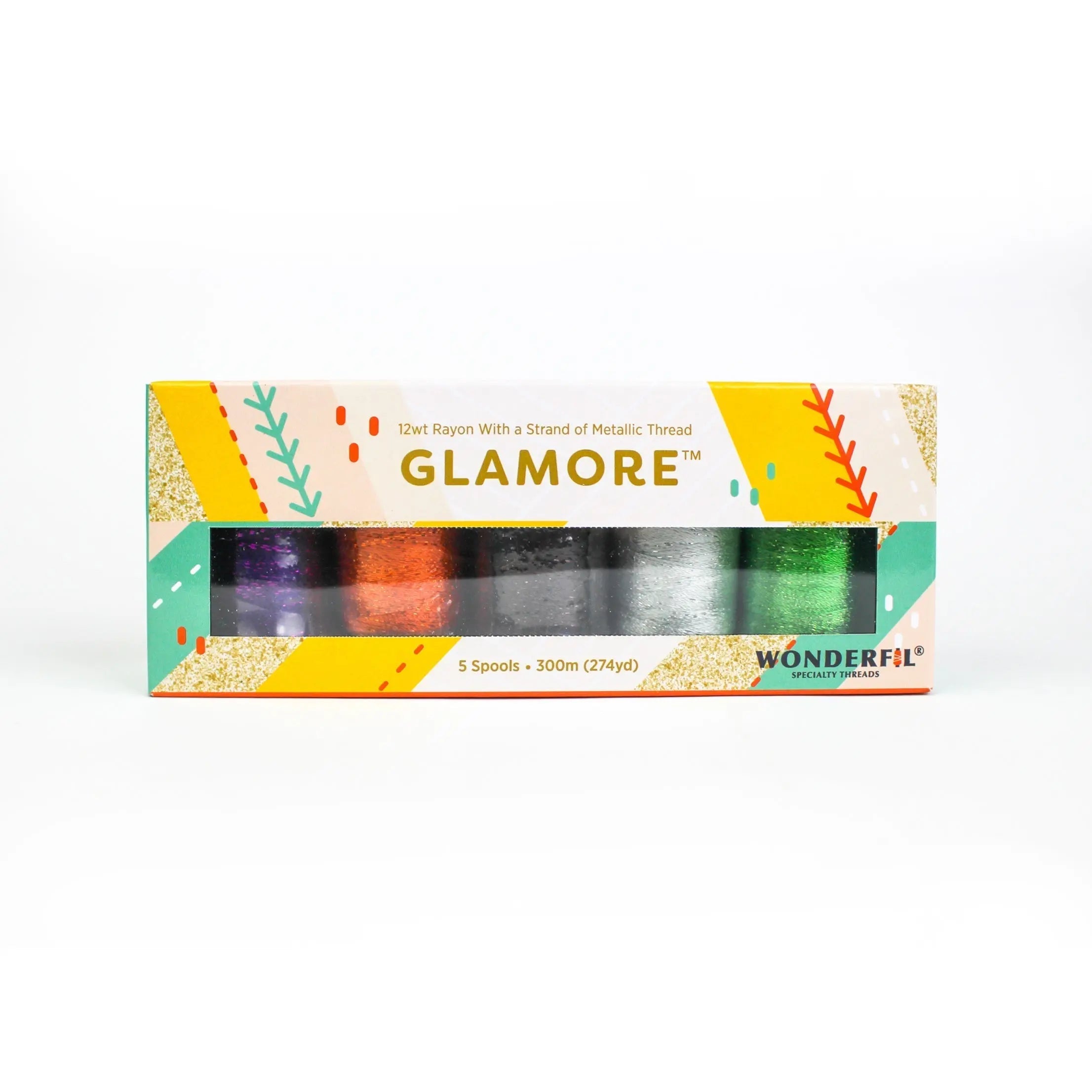 GlaMore™ 12wt Rayon and Metallic Thread - Packs