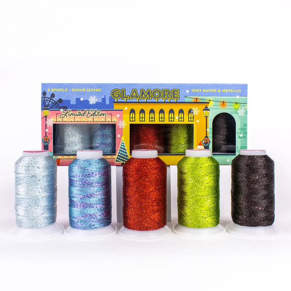 GlaMore™️ 12wt Rayon & Metallic Holiday Pack
