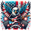 God Bless America Fabric Panel 4