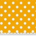 Gold Big Dots 45" wide Fabric per yard