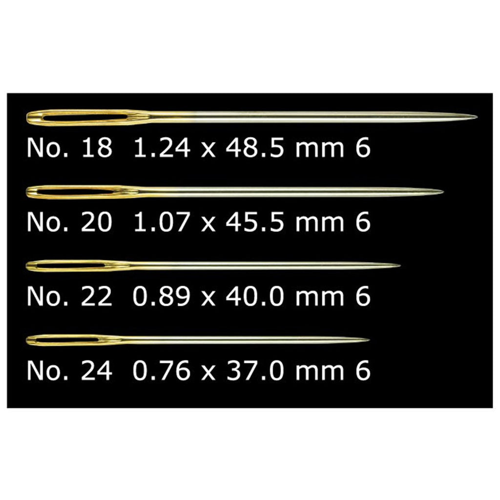 Gold Eye Chenille Needles (No. 22)