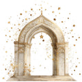 Gold Nativity Fabric Panel 19